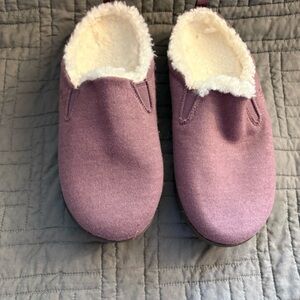 Spenco Size 8B Women’s Orthopedic Elderberry Purple Dundee Lined Slippers